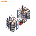 warehouse drive-in through rack shelf systems